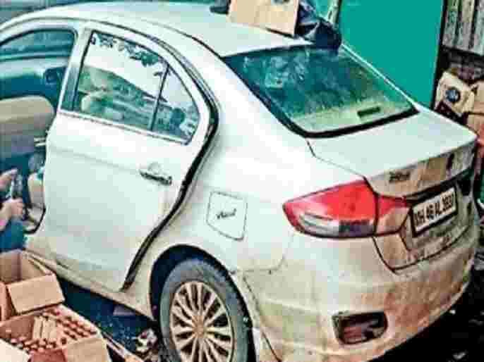 Illegal liquor found in vehicle with fake number plate