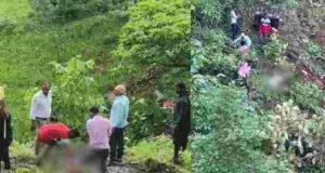 accident in Kasara ghat, tanker falls into valley, five killed