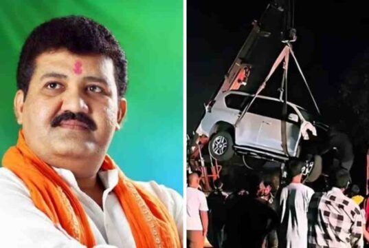 Minister Sanjay Rathod's vehicle met with a terrible accident