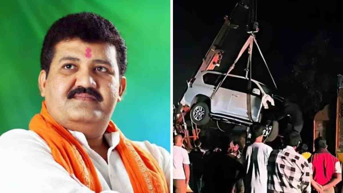 Minister Sanjay Rathod's vehicle met with a terrible accident