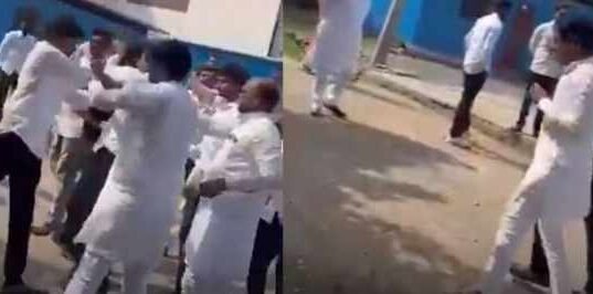 Assembly Election leader of Sharad Pawar group was beaten up by the workers of Munde