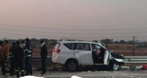 Innova car fatal accident on Samriddhi highway Three deaths