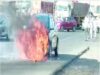 thrill of burning cars on the Pune Nashik highway