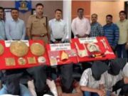 Gang arrested for stealing 51 tolas of gold from Mahalaxmi temple