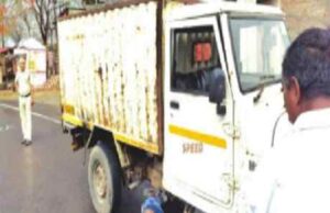 Rajur accident involving a two-wheeler and a pickup vehicle 