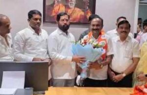 Madhukar Talpade Shinde joins Shiv Sena