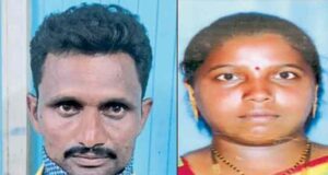 Murder Suspicion of character against wife, bamboo stick stuck in her head