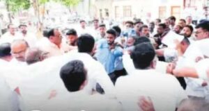Rallies between two groups in Jorve Gram Sabha