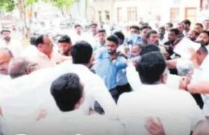 Rallies between two groups in Jorve Gram Sabha