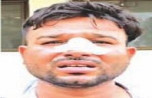 Sai Sansthan employee attacked with knife