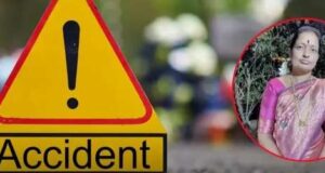 Woman dies in container-bike accident