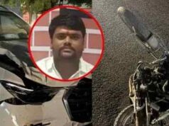 Accident MLA's son's luxury car hits motorcycle one killed
