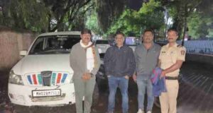 Police raid illegal slaughterhouse in Sangamner, seized valuables worth Rs 12.5 lakh