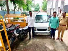 Liquor transportation through Sangamnera on Dry Day