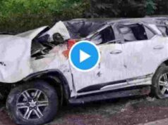 Three Sai devotees die after Fortuner overturns, one dies in a pothole in Nagar