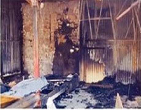 Three shops burnt down due to short circuit