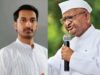 Anna Hazare got angry as soon as Eknath Shinde met him
